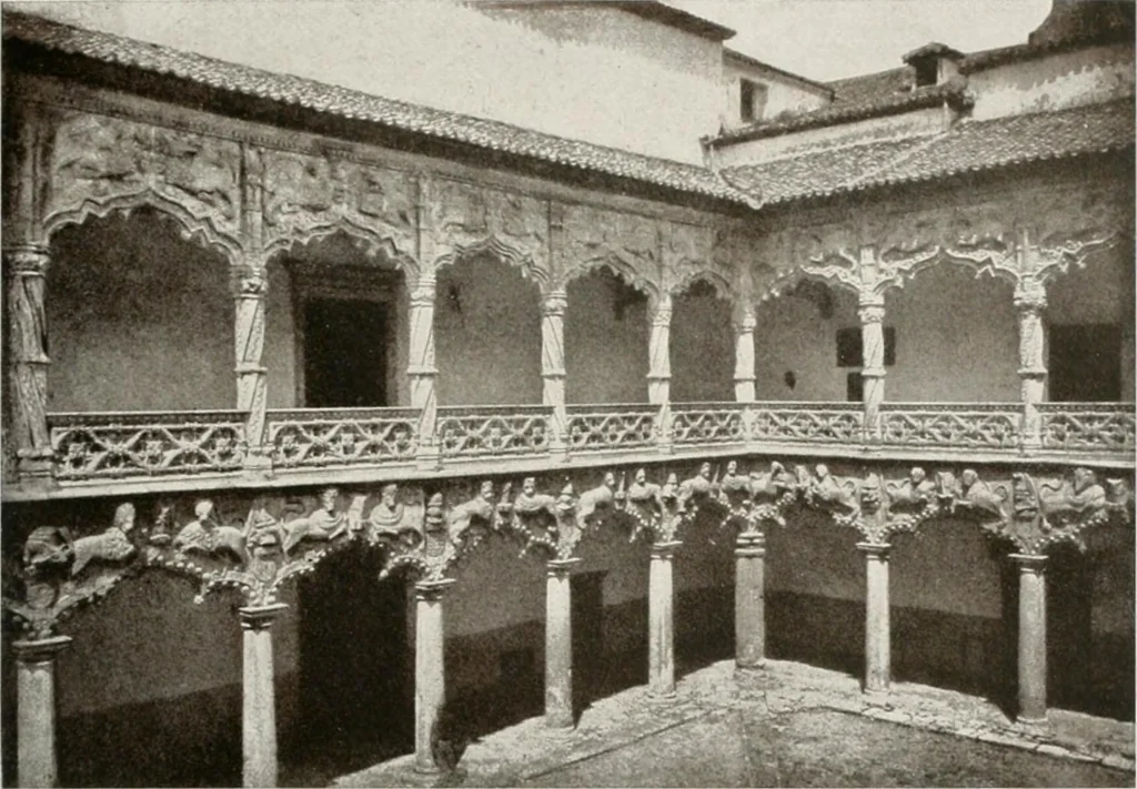 An illustration from Old Spain, 1921, leaf 128