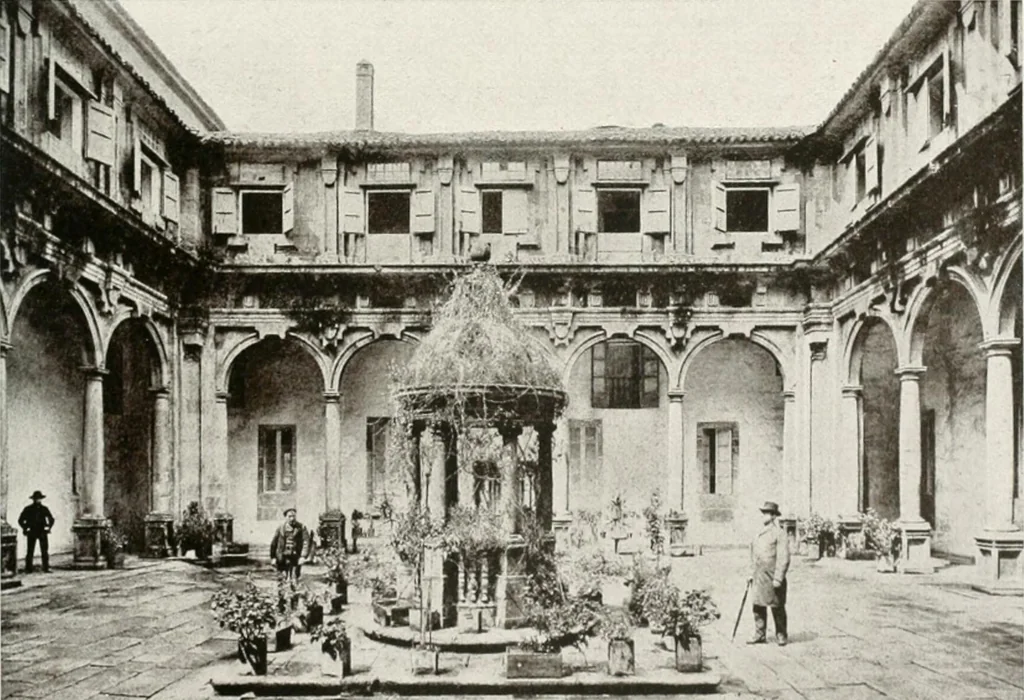 An illustration from Old Spain, 1921, leaf 128