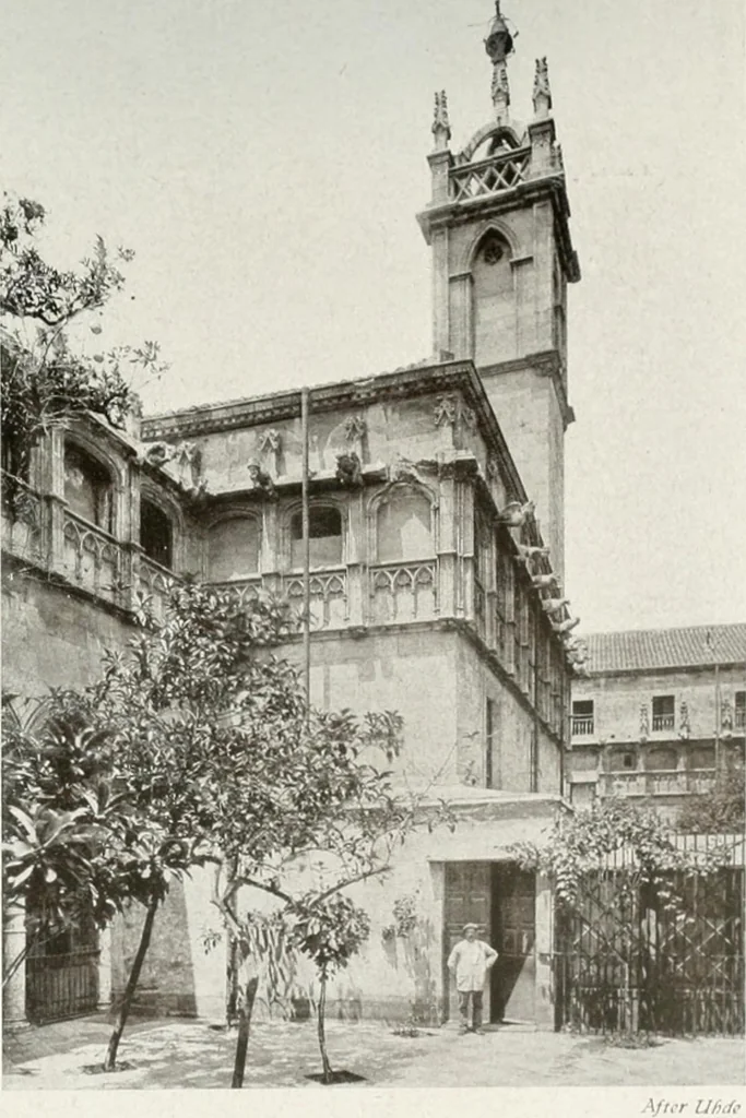 An illustration from Old Spain, 1921, leaf 92
