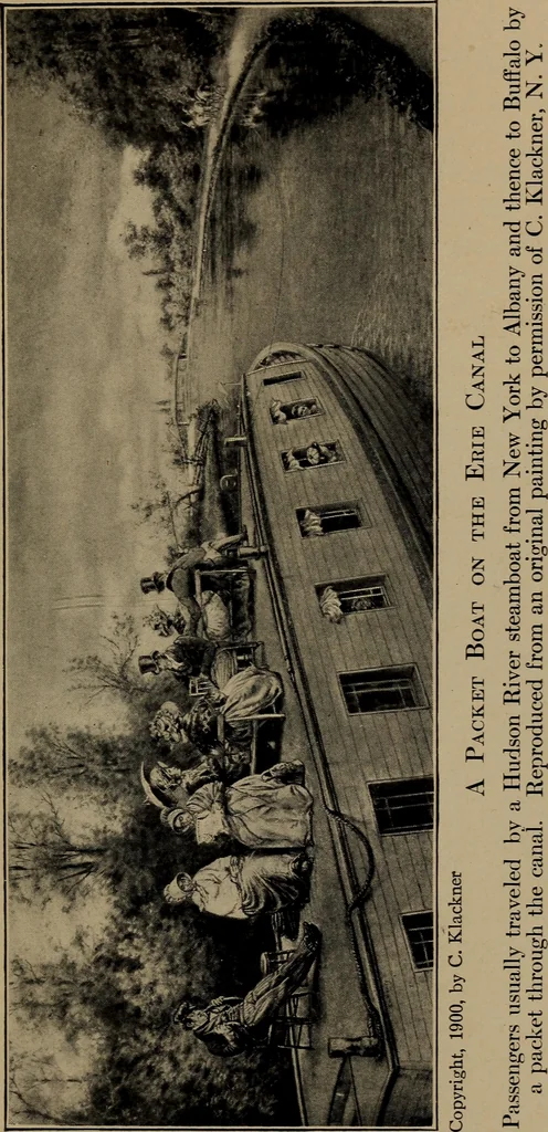 An illustration from Old steamboat days on the Hudson River : tales and reminiscences of the stirring times that followed the introduction of steam navigation, 1907, leaf 132