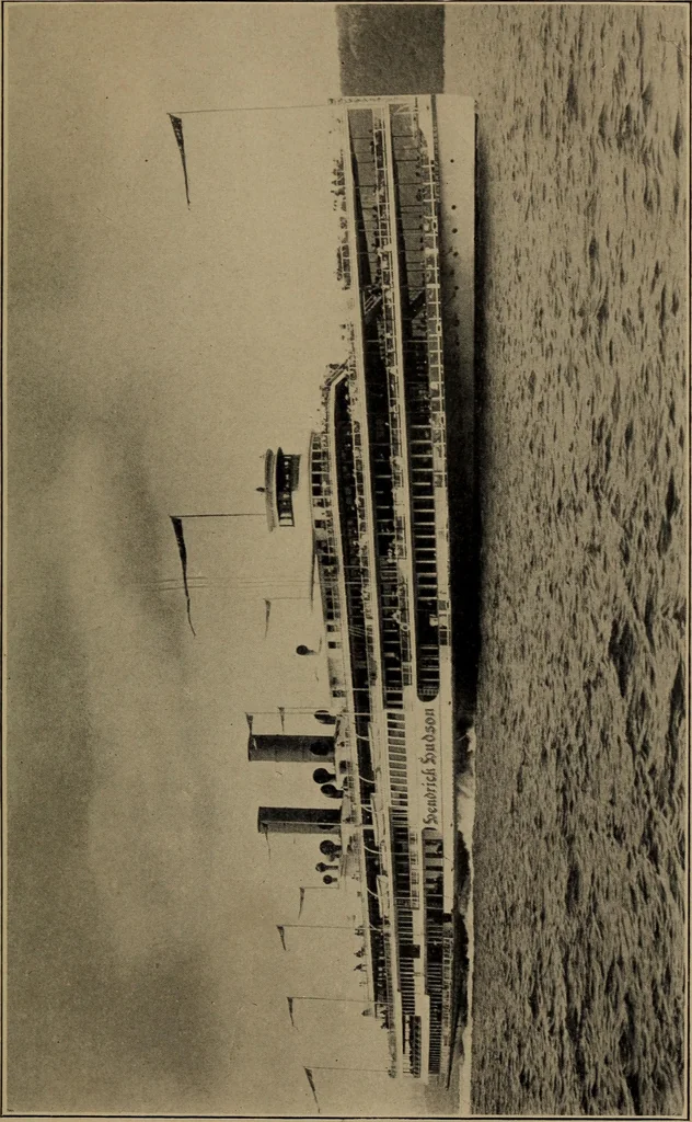 An illustration from Old steamboat days on the Hudson River : tales and reminiscences of the stirring times that followed the introduction of steam navigation, 1907, leaf 152