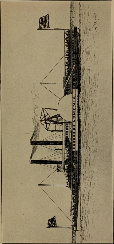 An illustration from Old steamboat days on the Hudson River : tales and reminiscences of the stirring times that followed the introduction of steam navigation, 1907, leaf 56