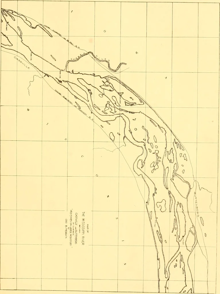 An illustration from Old times on the upper Mississippi : the recollections of a steamboat pilot from 1854 to 1863, 1909, leaf 104
