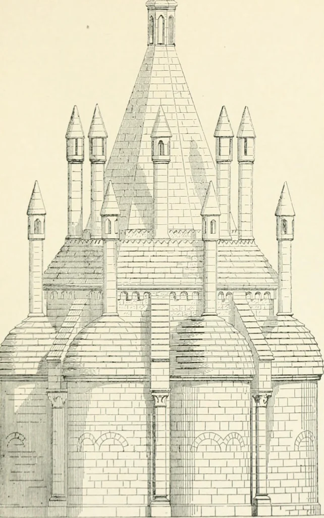 An illustration from Old Touraine; the life and history of the famous chateaux of France, 1893, leaf 116