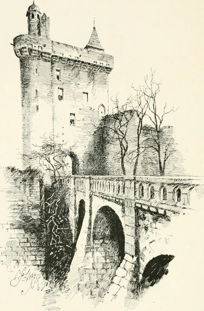 An illustration from Old Touraine; the life and history of the famous chateaux of France, 1893, leaf 69