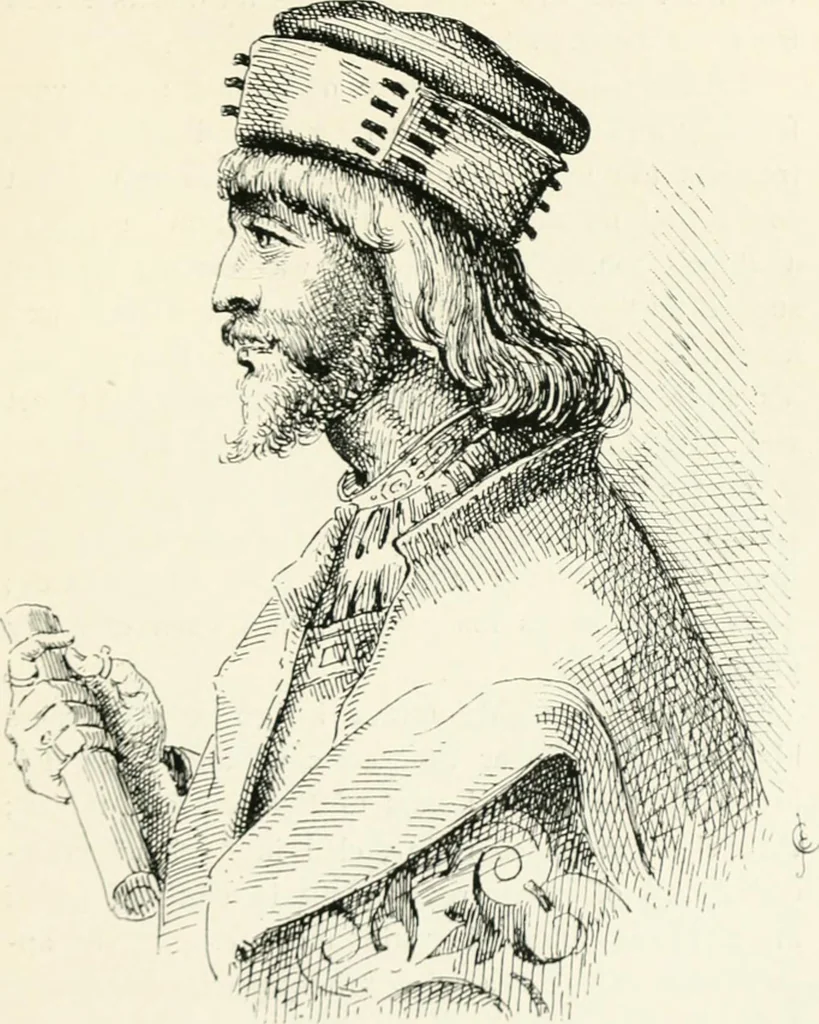 An illustration from Old Touraine; the life and history of the famous chateaux of France, 1893, leaf 96
