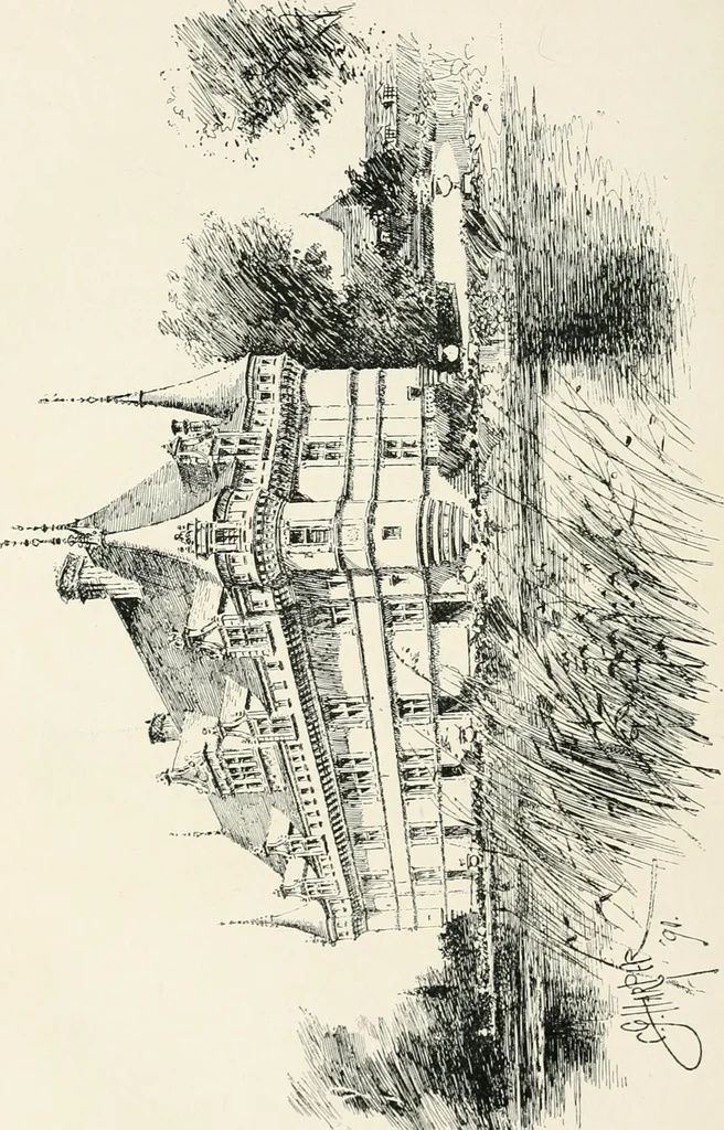 An illustration from Old Touraine; the life and history of the famous chateaux of France, 1893, leaf 227