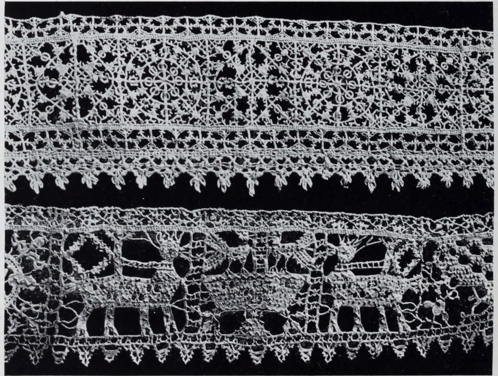 An illustration from Old world lace; or, A guide for the lace lover, 1920, leaf 17