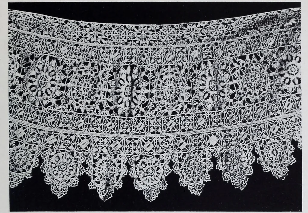 An illustration from Old world lace; or, A guide for the lace lover, 1920, leaf 18