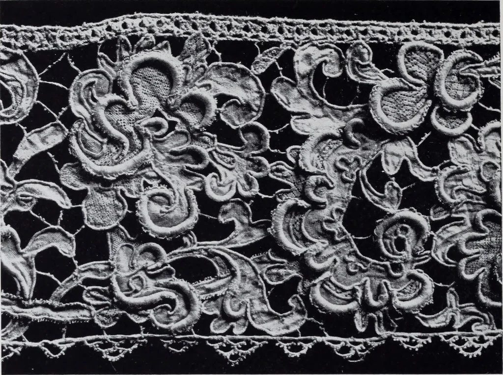 An illustration from Old world lace; or, A guide for the lace lover, 1920, leaf 21
