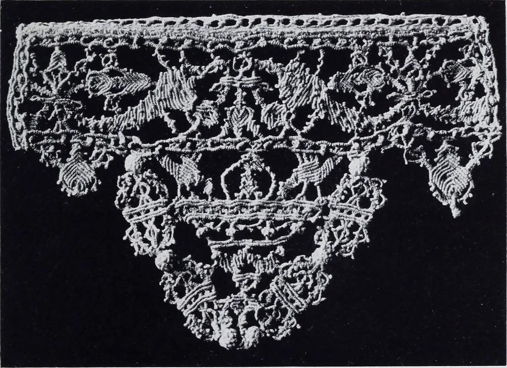 An illustration from Old world lace; or, A guide for the lace lover, 1920, leaf 34