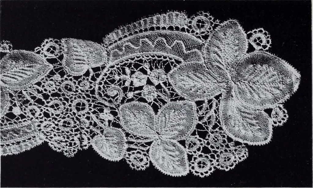 An illustration from Old world lace; or, A guide for the lace lover, 1920, leaf 53