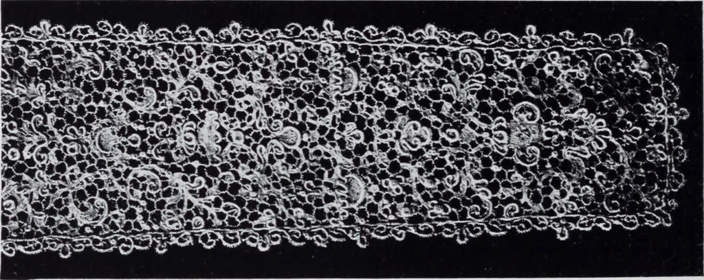 An illustration from Old world lace; or, A guide for the lace lover, 1920, leaf 57