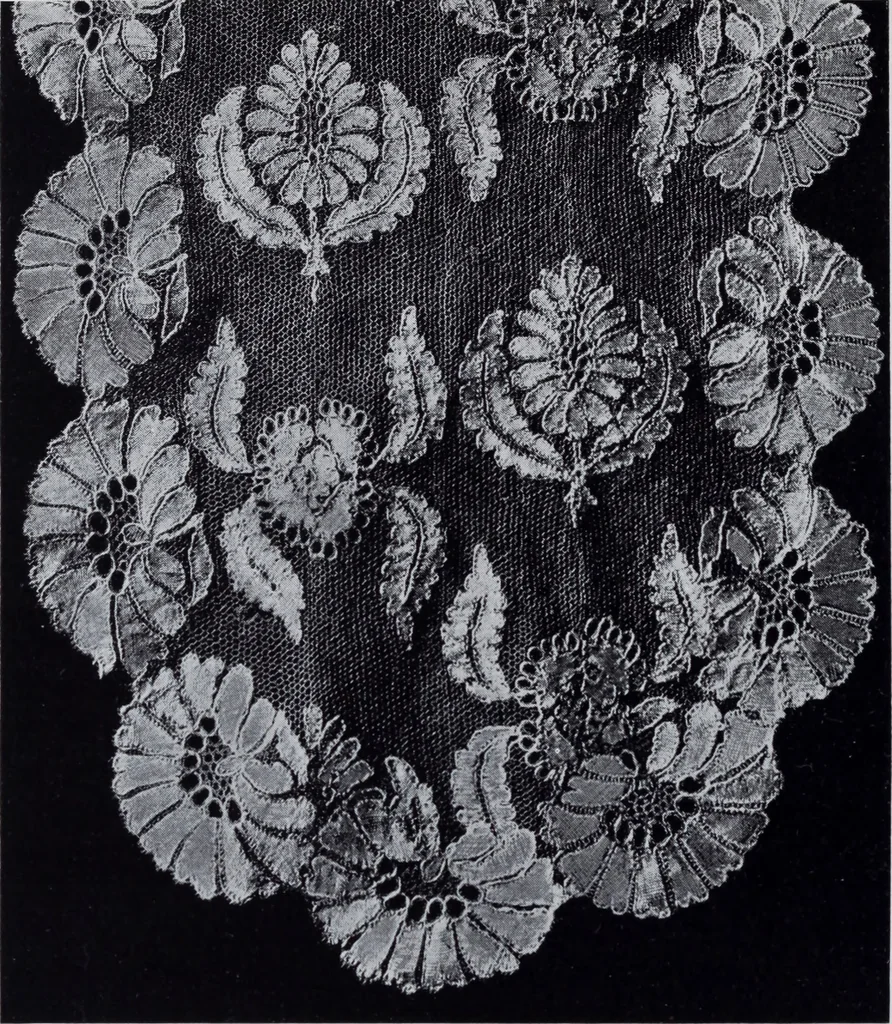 An illustration from Old world lace; or, A guide for the lace lover, 1920, leaf 71