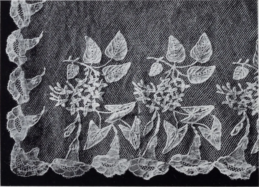 An illustration from Old world lace; or, A guide for the lace lover, 1920, leaf 77