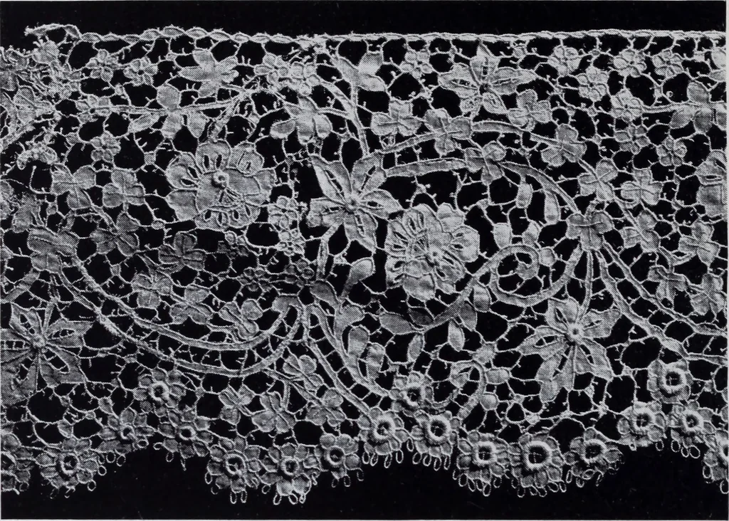 An illustration from Old world lace; or, A guide for the lace lover, 1920, leaf 83