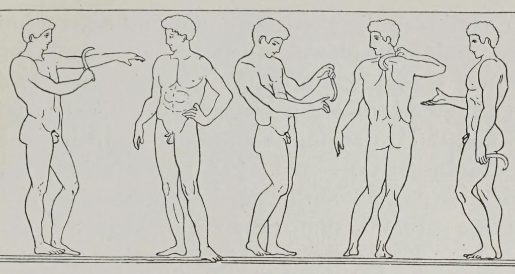 An illustration from Olympia und die olympischen Spiele von 776 v. Chr. bis 1924, 1926, leaf 147