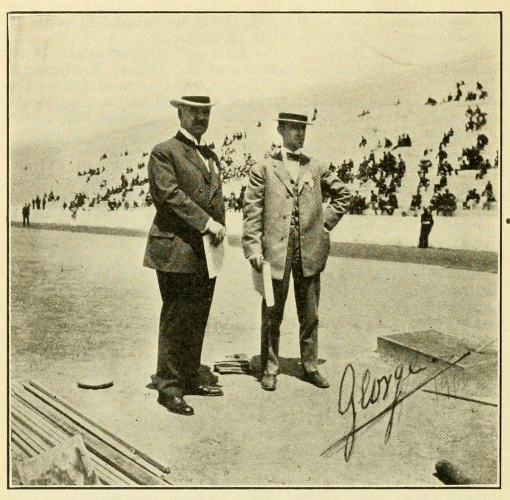 An illustration from The Olympic games at Athens, 1906, 1906, leaf 146
