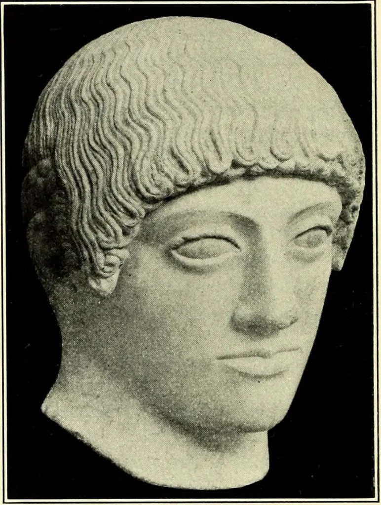 An illustration from Olympic victor monuments and Greek athletic art, 1921, leaf 161