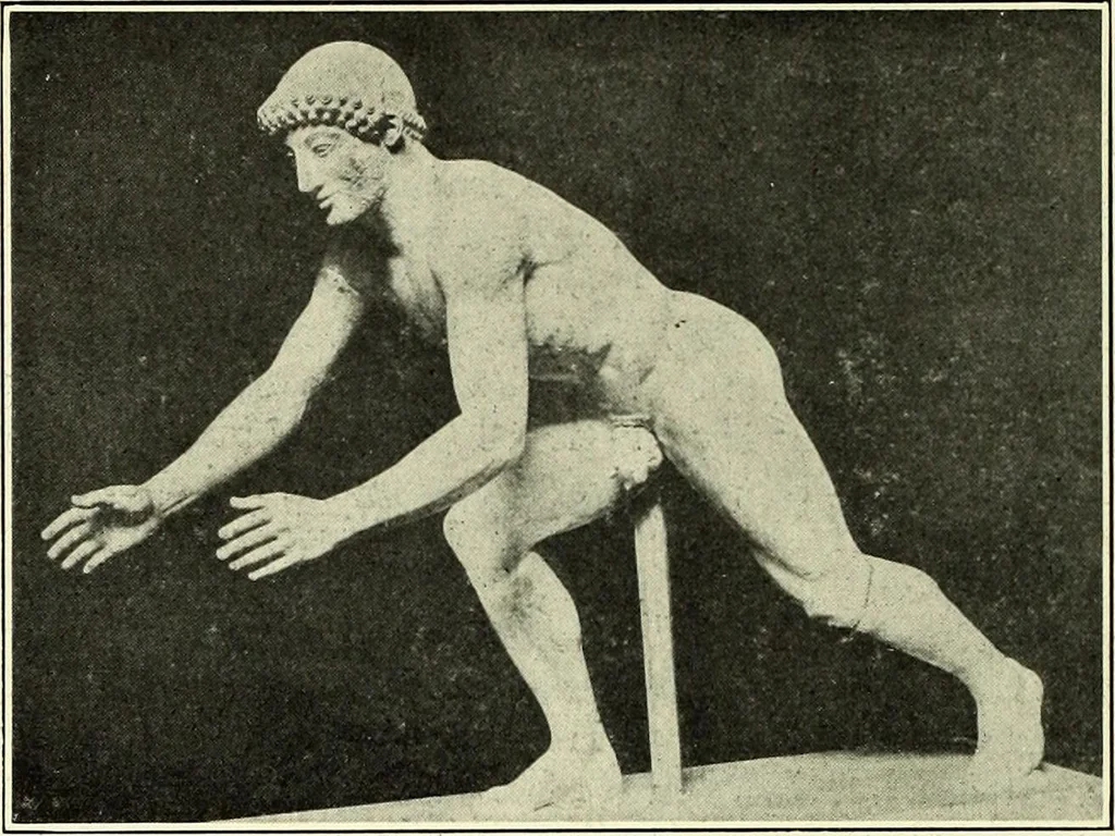 An illustration from Olympic victor monuments and Greek athletic art, 1921, leaf 169