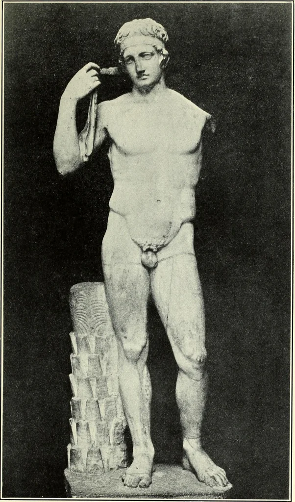 An illustration from Olympic victor monuments and Greek athletic art, 1921, leaf 210
