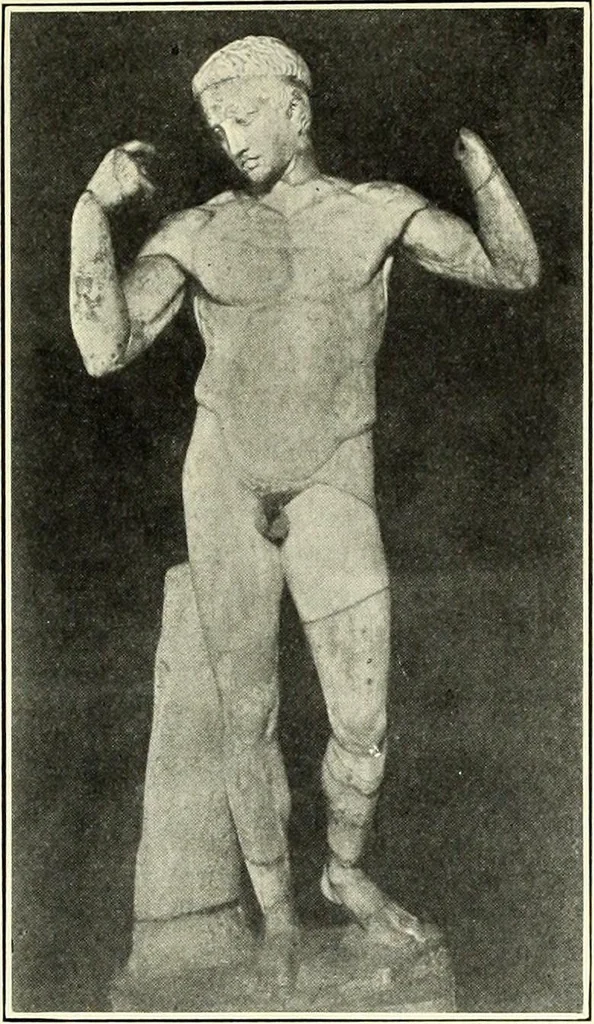 An illustration from Olympic victor monuments and Greek athletic art, 1921, leaf 216