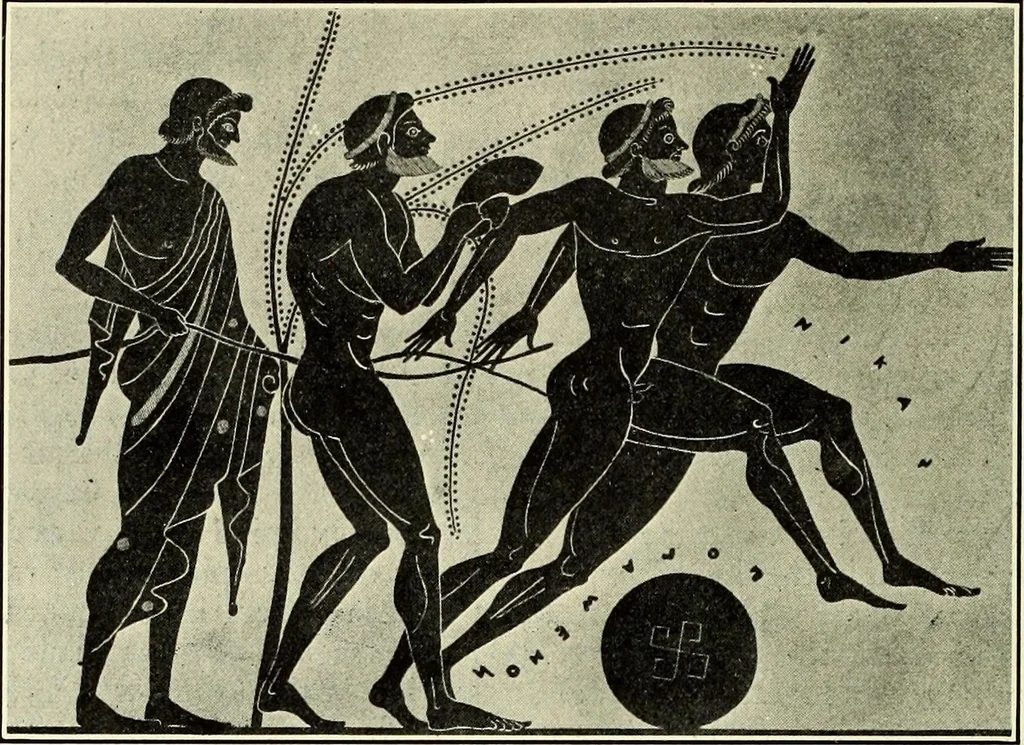 An illustration from Olympic victor monuments and Greek athletic art, 1921, leaf 265