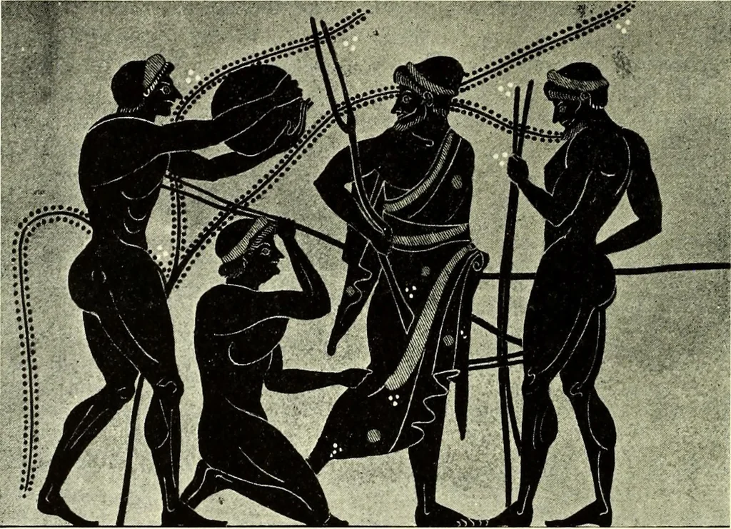 An illustration from Olympic victor monuments and Greek athletic art, 1921, leaf 265