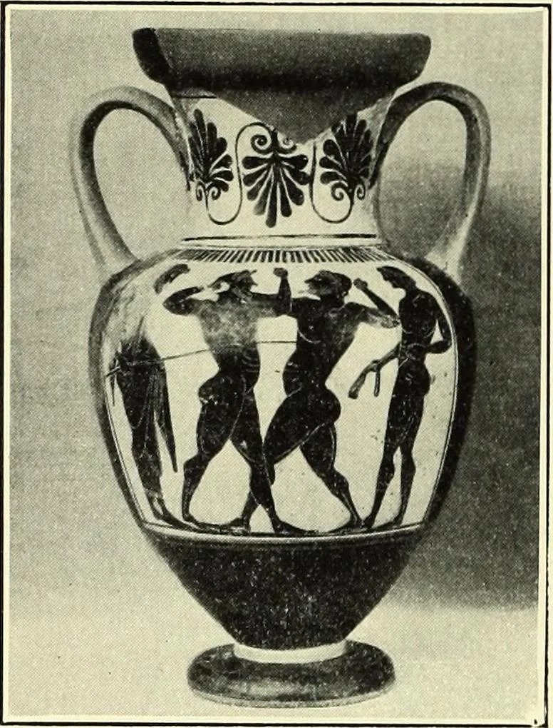 An illustration from Olympic victor monuments and Greek athletic art, 1921, leaf 317