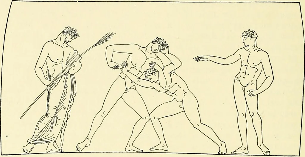An illustration from Olympic victor monuments and Greek athletic art, 1921, leaf 323
