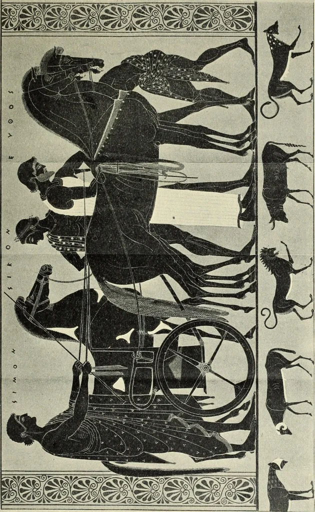 An illustration from Olympic victor monuments and Greek athletic art, 1921, leaf 342