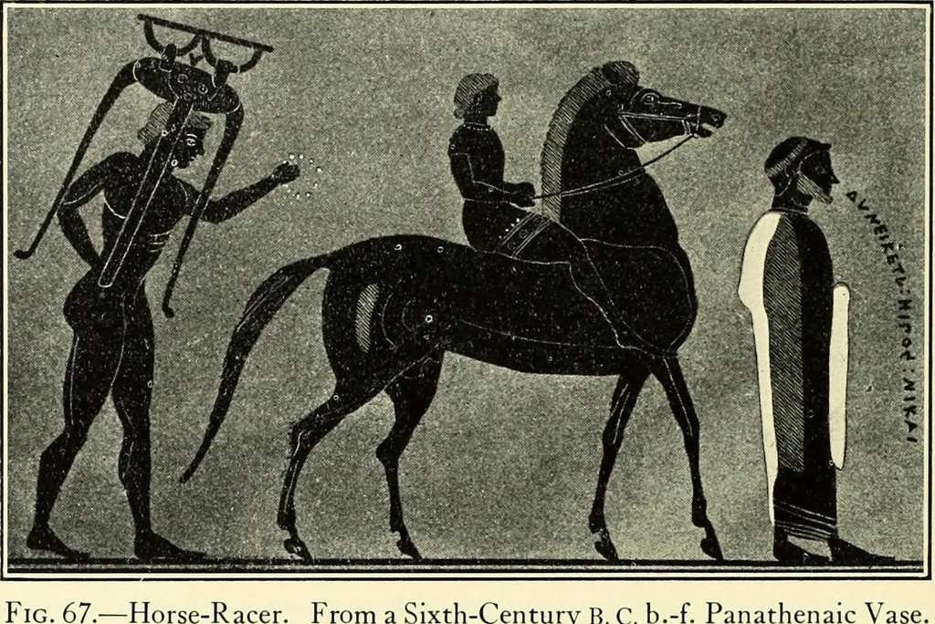 An illustration from Olympic victor monuments and Greek athletic art, 1921, leaf 365