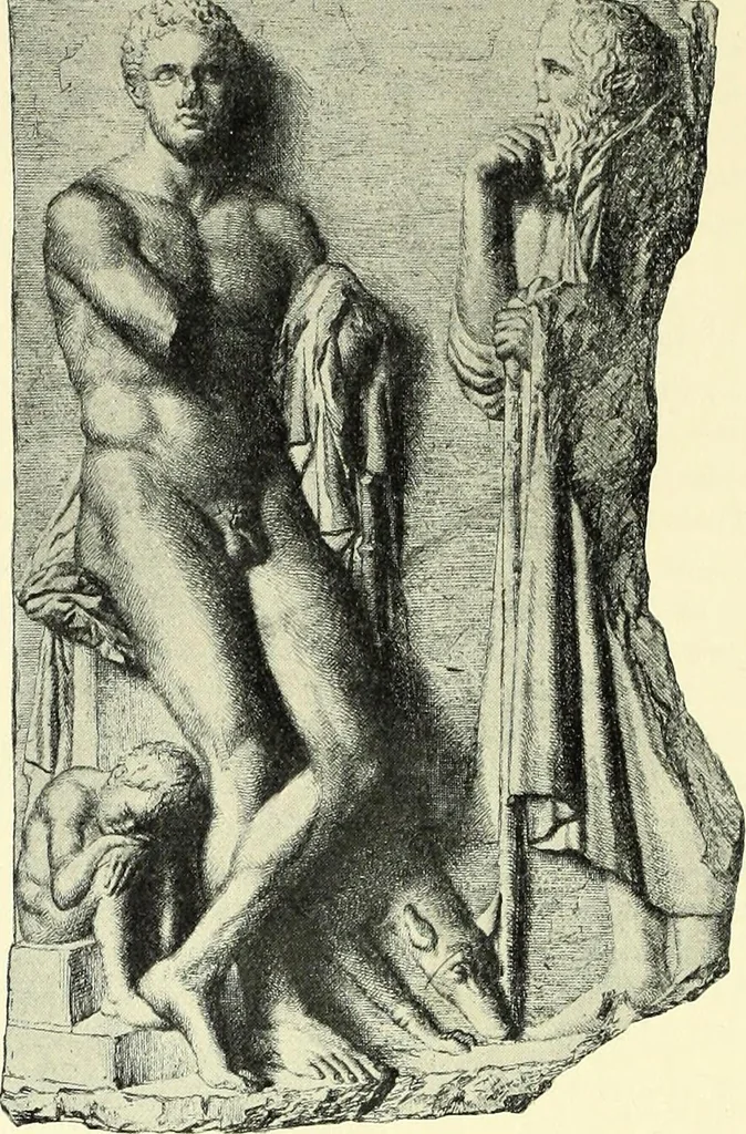 An illustration from Olympic victor monuments and Greek athletic art, 1921, leaf 403