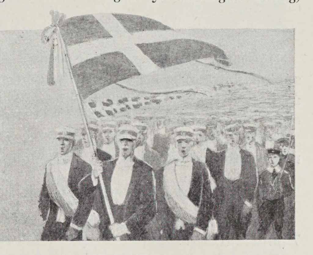 An illustration from Olympiska spelen Stockholm 1912, 1912, leaf 19