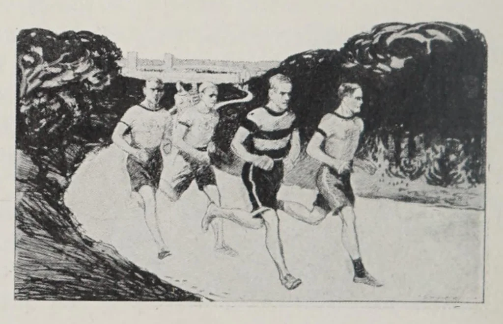 An illustration from Olympiska spelen Stockholm 1912, 1912, leaf 24