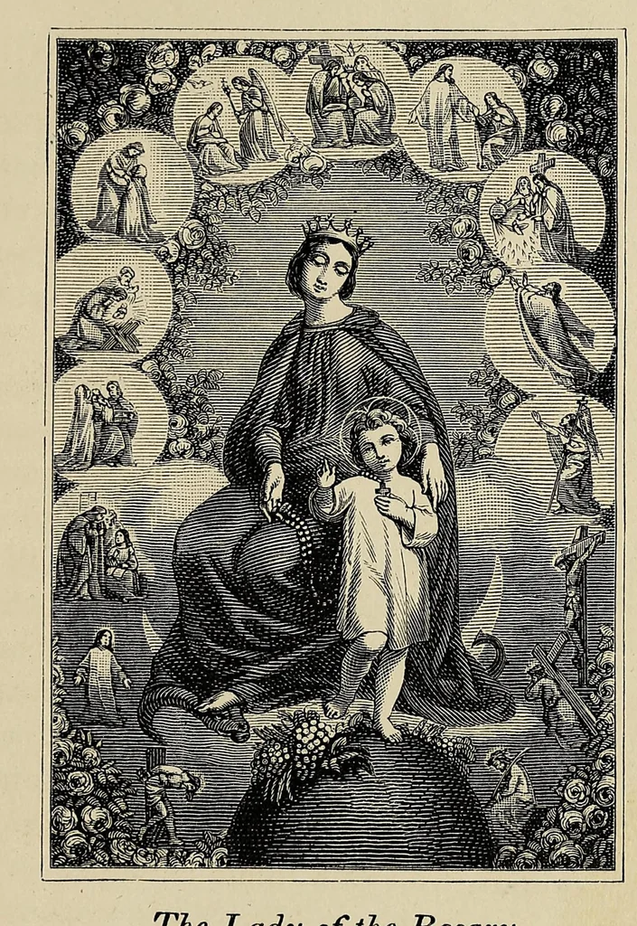 An illustration from Omänomineu kächkenohamatwon kesekoch, katolik anamihäu masenachigon, 1882, leaf 51