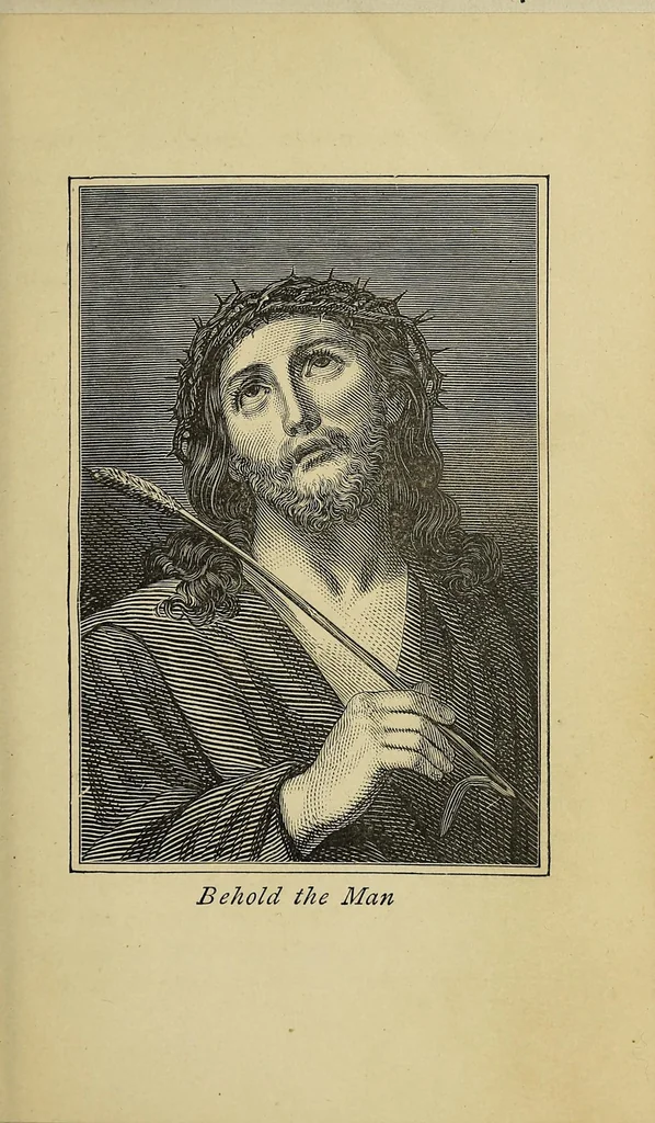 An illustration from Omänomineu kächkenohamatwon kesekoch, katolik anamihäu masenachigon, 1882, leaf 63