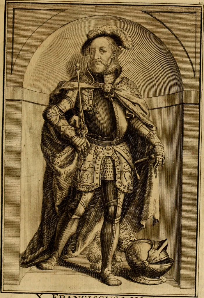 An illustration from Ombrassische Helden-Rüst-Kammer : welche von Ferdinanden, Ertzhertzogen zu Oesterreich, herrlich angerichtet, 1735, leaf 100
