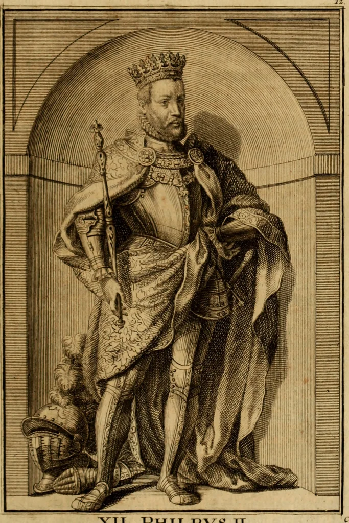 An illustration from Ombrassische Helden-Rüst-Kammer : welche von Ferdinanden, Ertzhertzogen zu Oesterreich, herrlich angerichtet, 1735, leaf 112