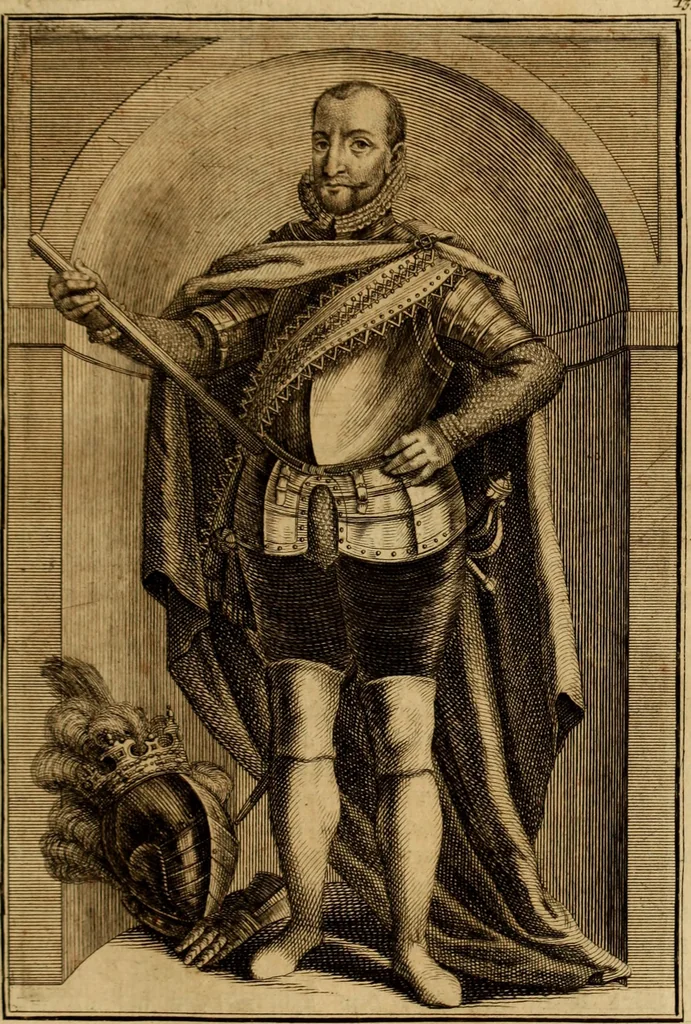 An illustration from Ombrassische Helden-Rüst-Kammer : welche von Ferdinanden, Ertzhertzogen zu Oesterreich, herrlich angerichtet, 1735, leaf 118