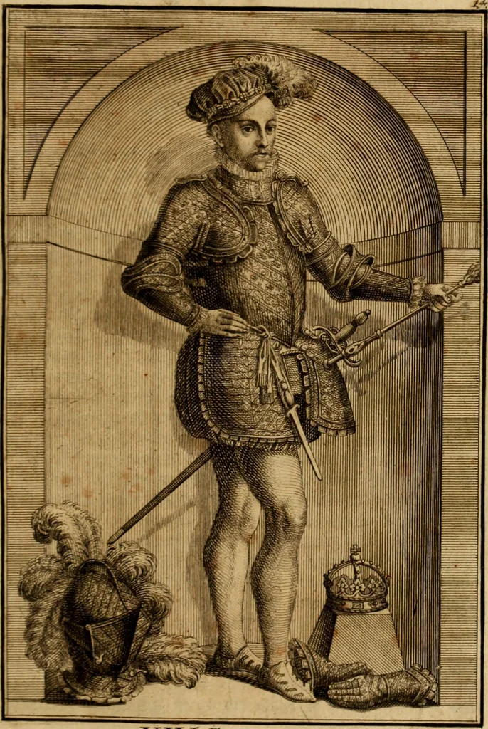 An illustration from Ombrassische Helden-Rüst-Kammer : welche von Ferdinanden, Ertzhertzogen zu Oesterreich, herrlich angerichtet, 1735, leaf 124