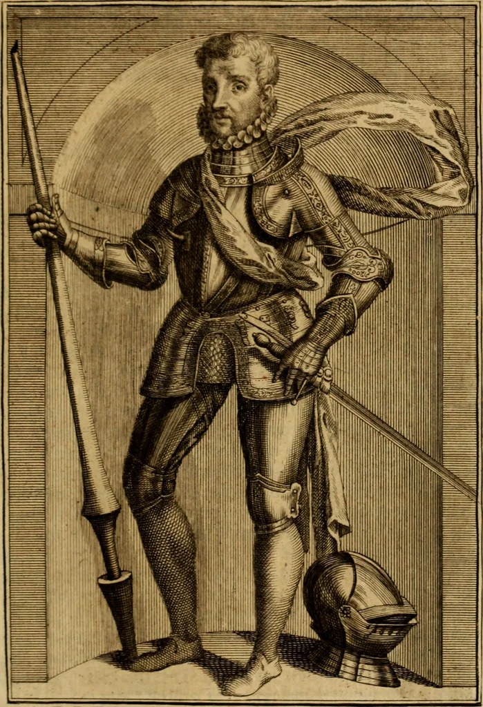 An illustration from Ombrassische Helden-Rüst-Kammer : welche von Ferdinanden, Ertzhertzogen zu Oesterreich, herrlich angerichtet, 1735, leaf 336