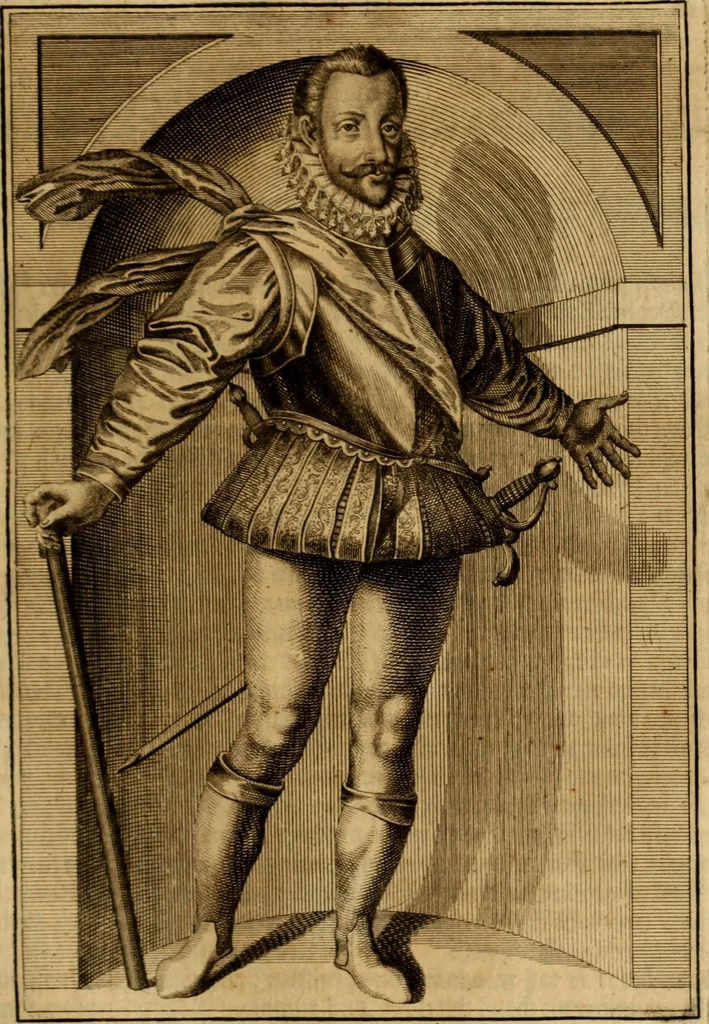 An illustration from Ombrassische Helden-Rüst-Kammer : welche von Ferdinanden, Ertzhertzogen zu Oesterreich, herrlich angerichtet, 1735, leaf 378