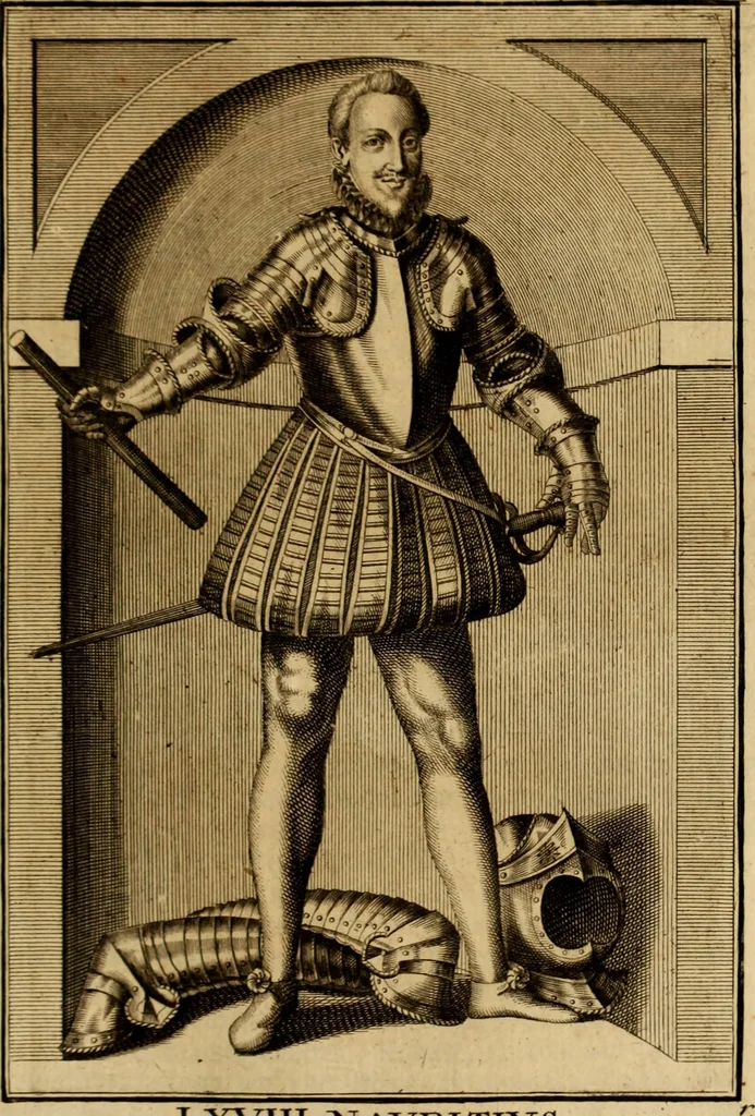 An illustration from Ombrassische Helden-Rüst-Kammer : welche von Ferdinanden, Ertzhertzogen zu Oesterreich, herrlich angerichtet, 1735, leaf 428