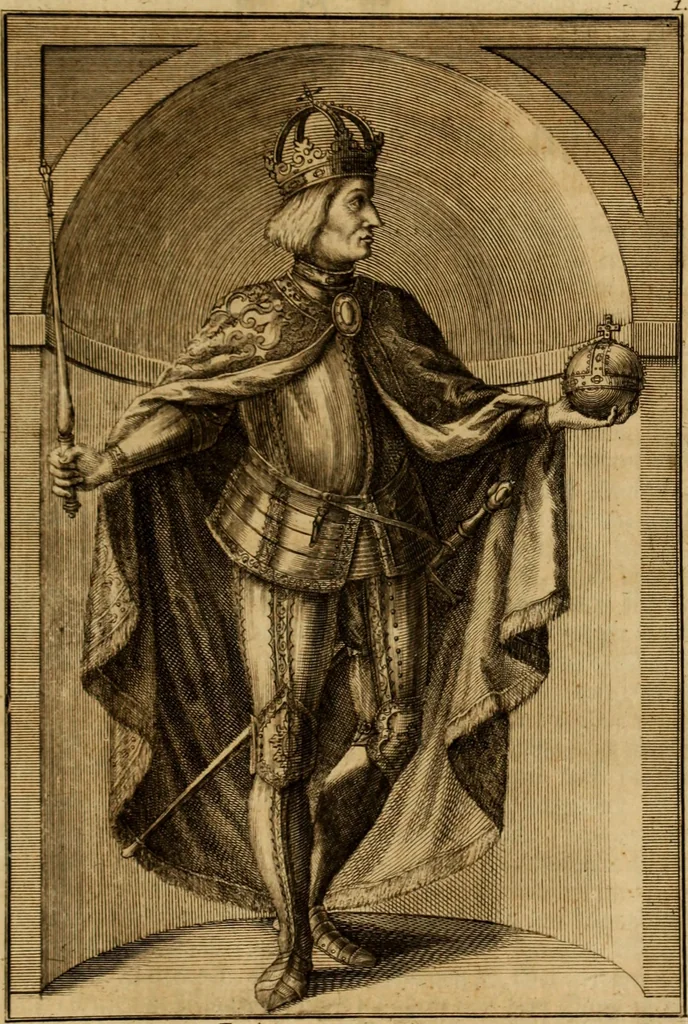 An illustration from Ombrassische Helden-Rüst-Kammer : welche von Ferdinanden, Ertzhertzogen zu Oesterreich, herrlich angerichtet, 1735, leaf 44