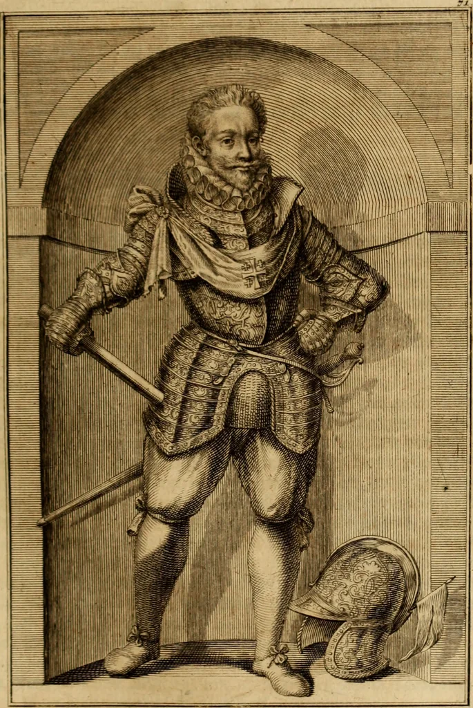 An illustration from Ombrassische Helden-Rüst-Kammer : welche von Ferdinanden, Ertzhertzogen zu Oesterreich, herrlich angerichtet, 1735, leaf 446