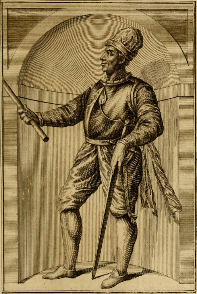 An illustration from Ombrassische Helden-Rüst-Kammer : welche von Ferdinanden, Ertzhertzogen zu Oesterreich, herrlich angerichtet, 1735, leaf 456