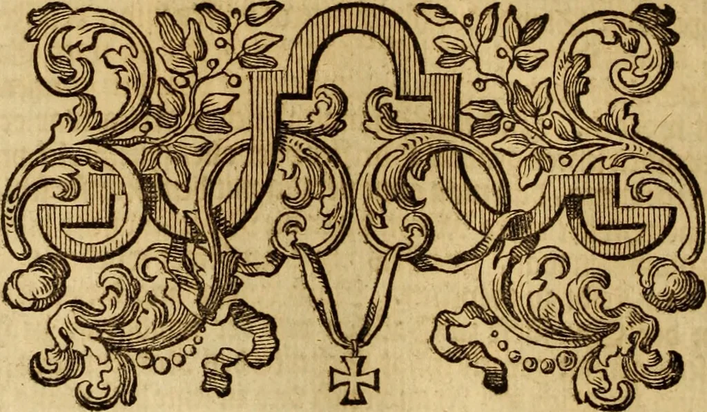 An illustration from Ombrassische Helden-Rüst-Kammer : welche von Ferdinanden, Ertzhertzogen zu Oesterreich, herrlich angerichtet, 1735, leaf 551