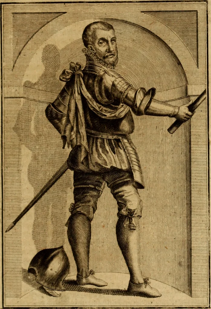 An illustration from Ombrassische Helden-Rüst-Kammer : welche von Ferdinanden, Ertzhertzogen zu Oesterreich, herrlich angerichtet, 1735, leaf 636