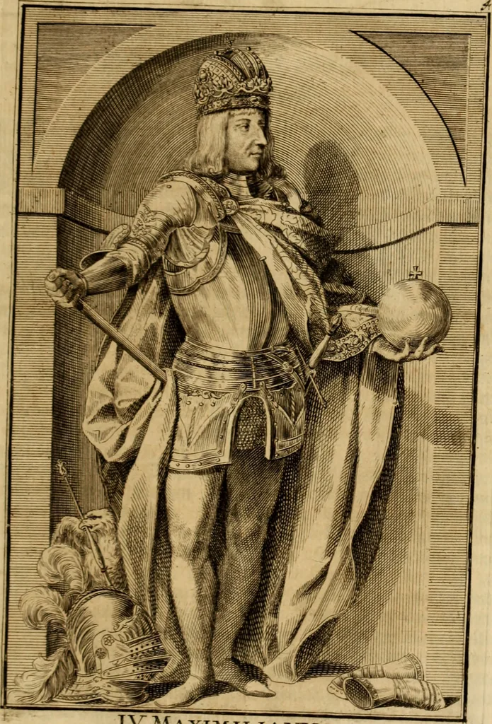 An illustration from Ombrassische Helden-Rüst-Kammer : welche von Ferdinanden, Ertzhertzogen zu Oesterreich, herrlich angerichtet, 1735, leaf 64